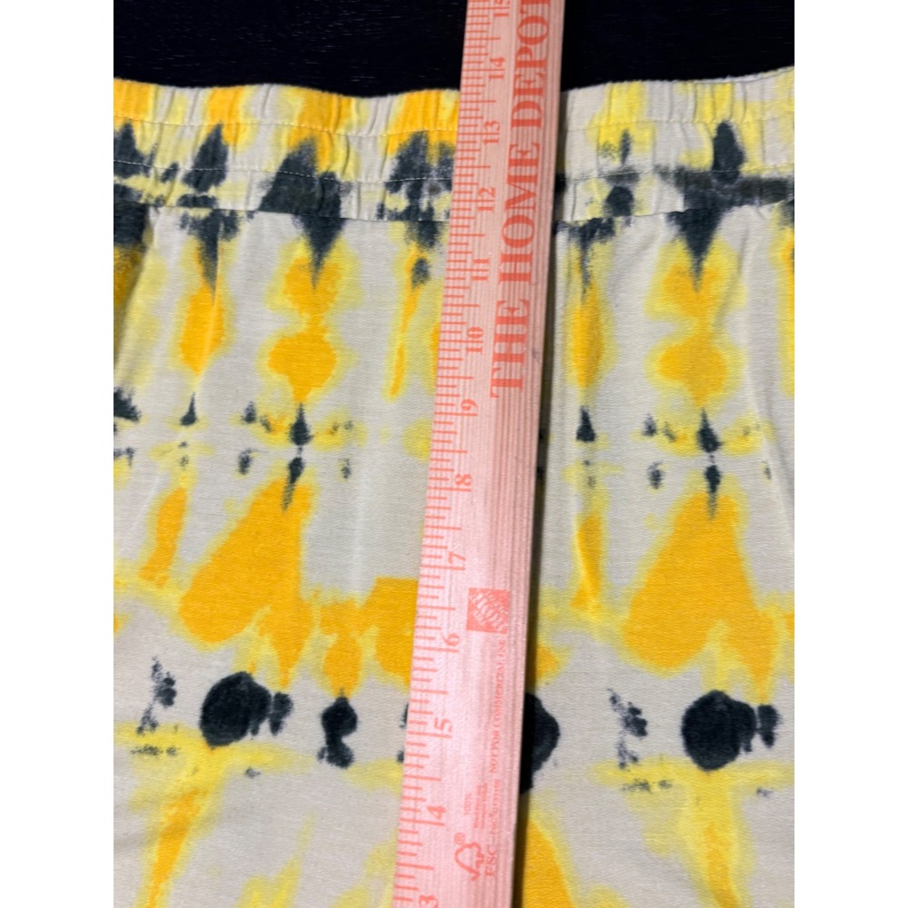 Cabi Atomic Lounger Set Yellow Black Tie Dye Top L Pants XL 2 Piece Lounge Set - Picture 13 of 16